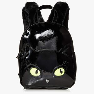Betsey Johnson Resting Kitsch Face mini Backpack purse